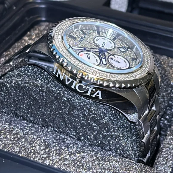 1.97 CT. DIAMOND INVICTA GRAND DIVER SWISS RHONDA Z60 CALIBER 47MM (31990) - Picture 4 of 10